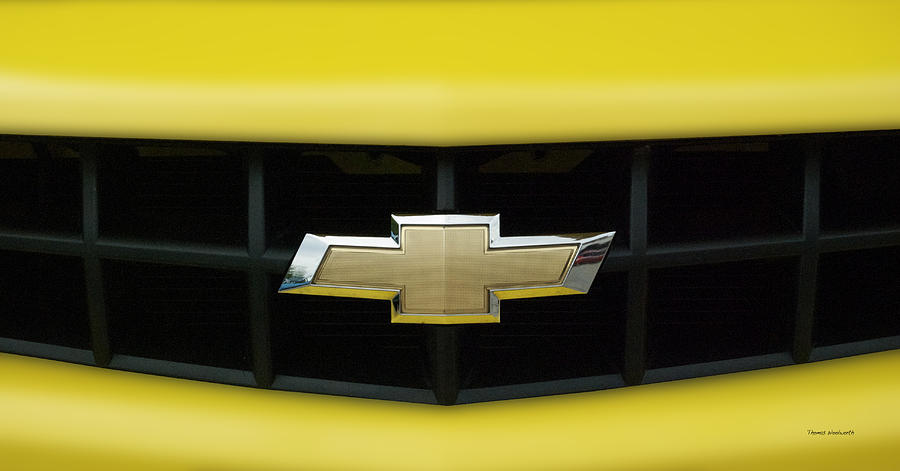 Chevy Camero Emblem 01 Photograph by Thomas Woolworth
