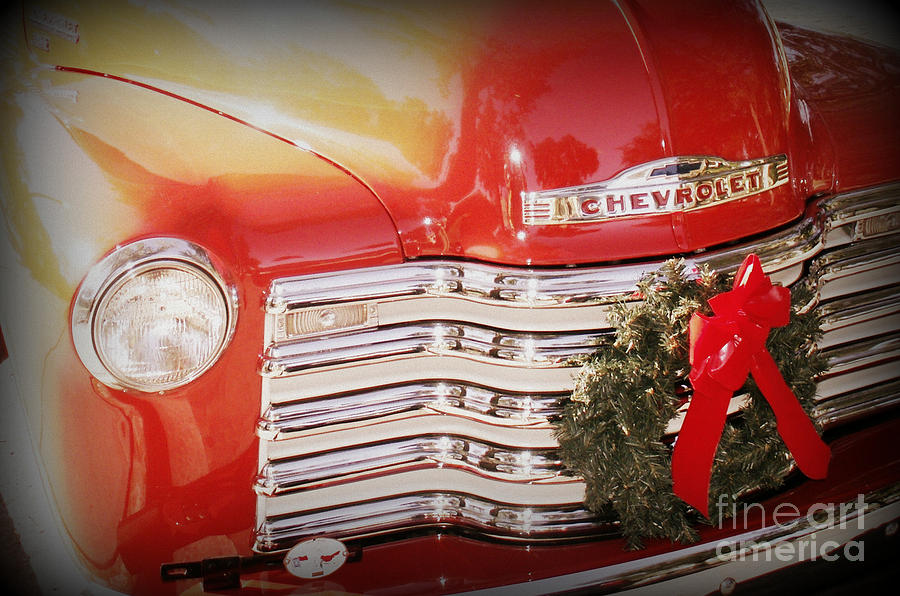 Chevy Christmas Photograph by Valerie Reeves