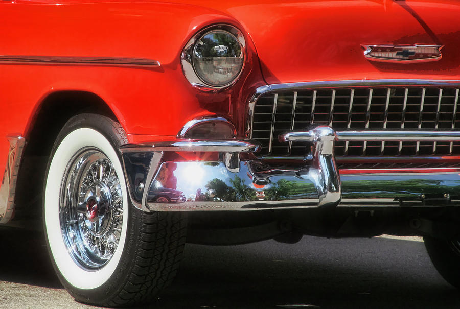 Chevy Chrome Photograph by Vic Montgomery