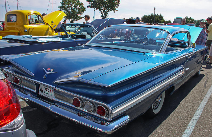 Chevy Impala 1960 Rear View Photograph by Gerald Mitchell | Pixels