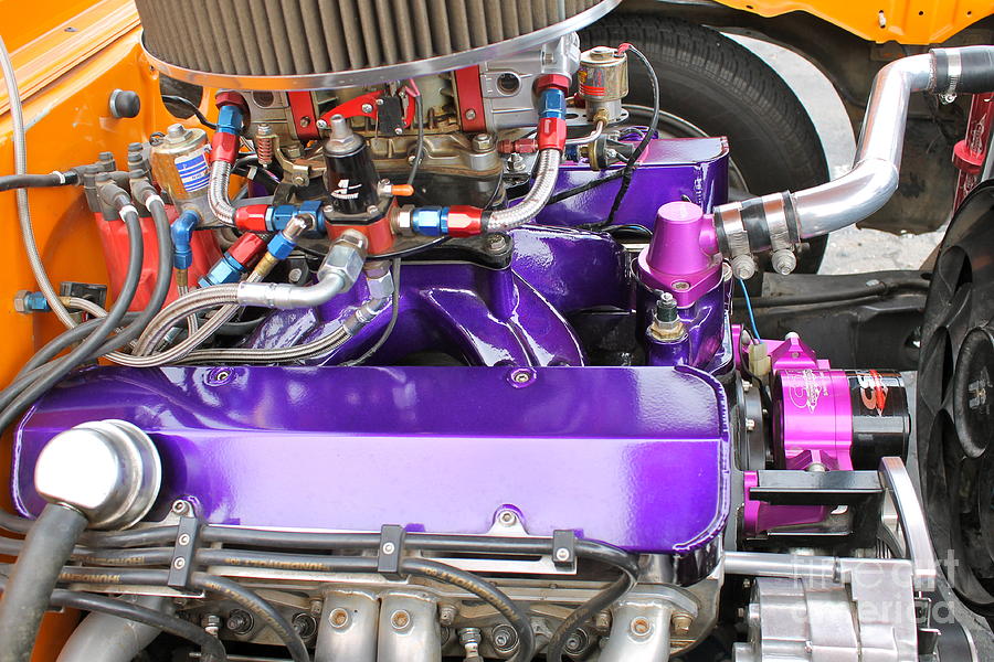 Chevy Nova Engine Photograph