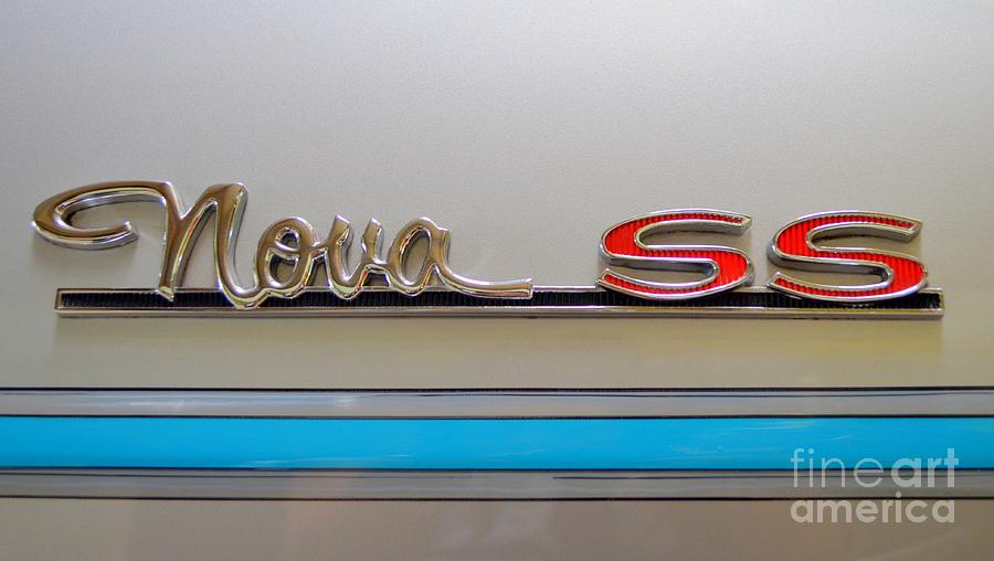 Chevy Nova SS Emblem Photograph by Mary Deal