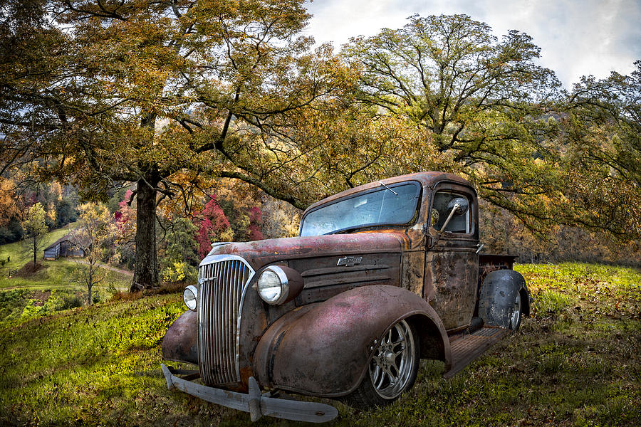Chevy Pickup Truck Photograph by Debra and Dave Vanderlaan