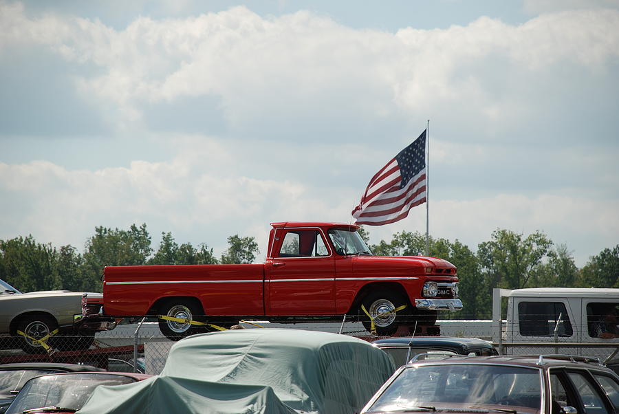 Flag Photograph - Chevy Pride by Lisa Schwaberow