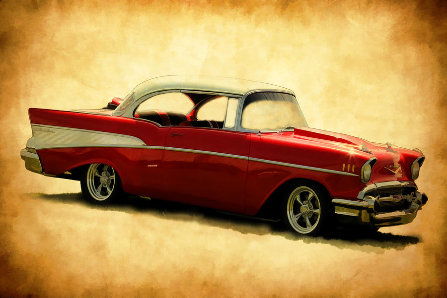 Chevy Red Photograph by Athena Mckinzie