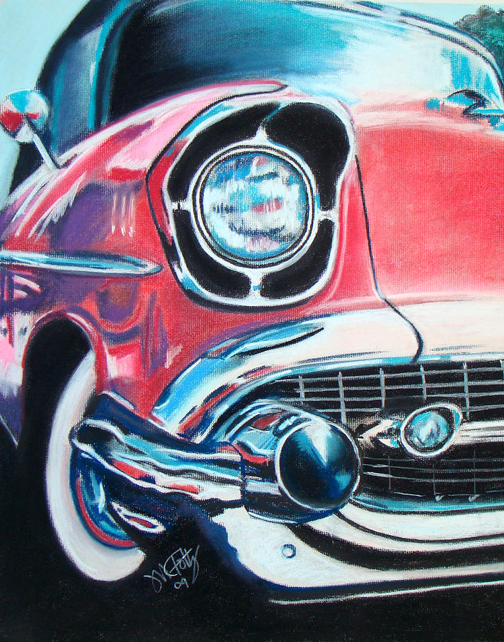 Chevy Style Painting by Michael Foltz