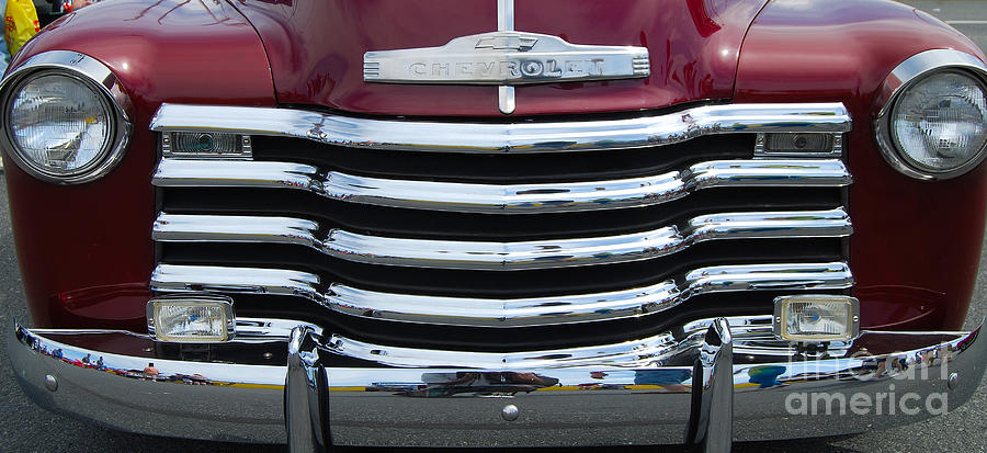 Chevy Truck Grill Photograph