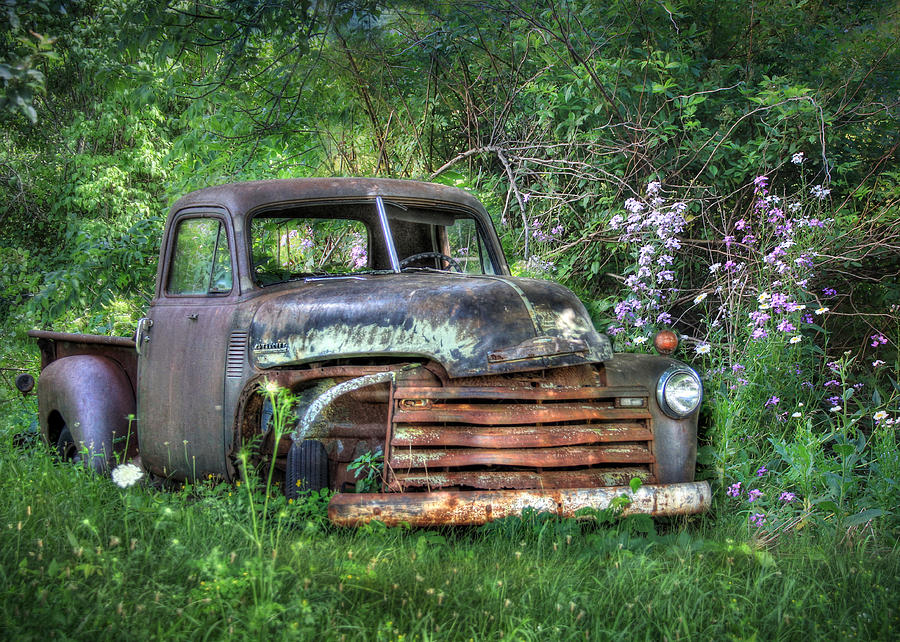 Truck Photograph - Chevy Truck by Lori Deiter