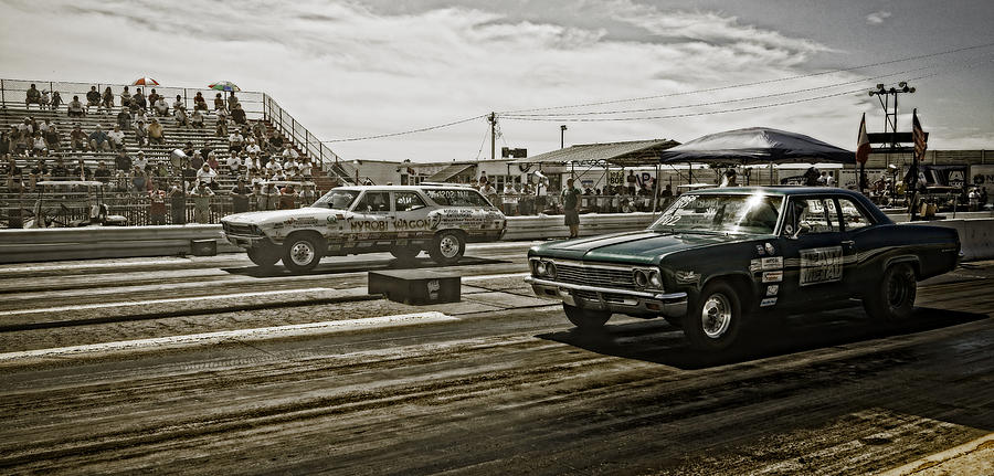 Car Photograph - Chevys by Jerry Golab
