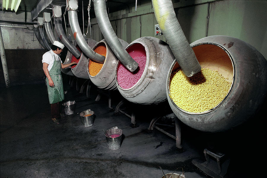 Chewing Gum Production Photograph by Peter Menzel/science Photo Library