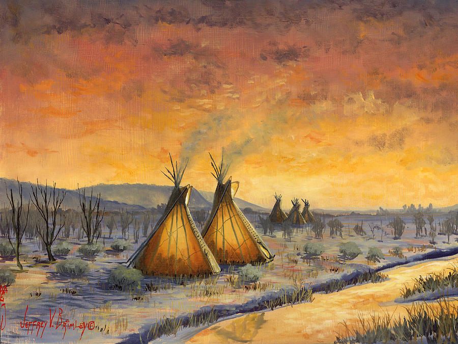 Cheyenne Comfort Painting by Jeff Brimley
