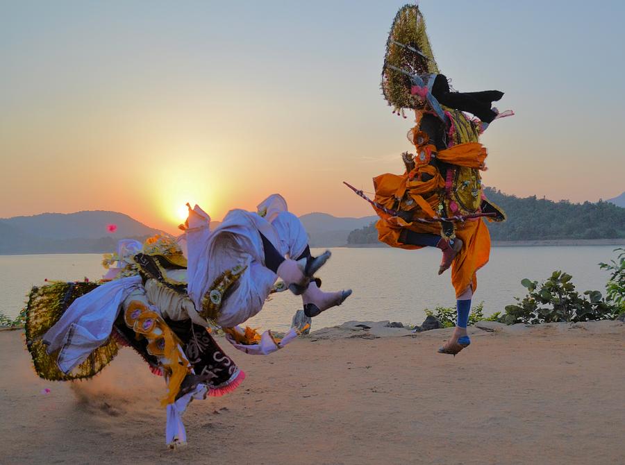 Chhau Dance At Murguma Village Photograph by My Image