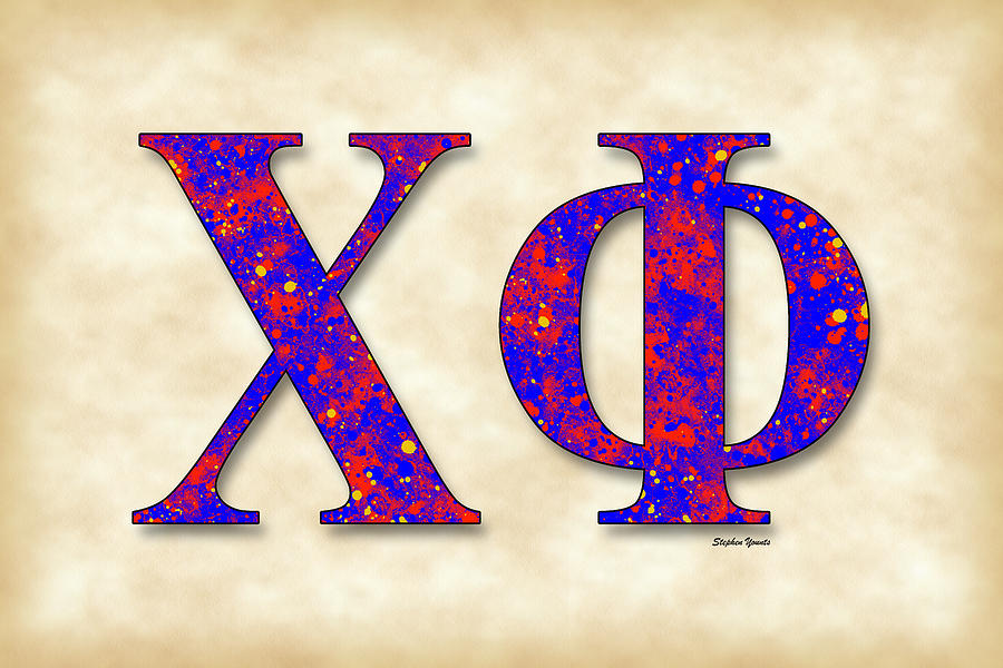 Chi Phi - Parchment Digital Art by Stephen Younts