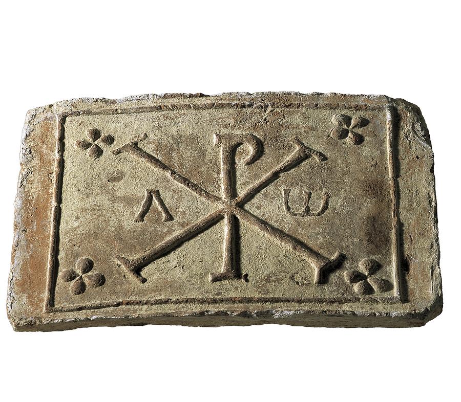 Chi Rho. Paleo-christian Art. Relief Photograph by Everett