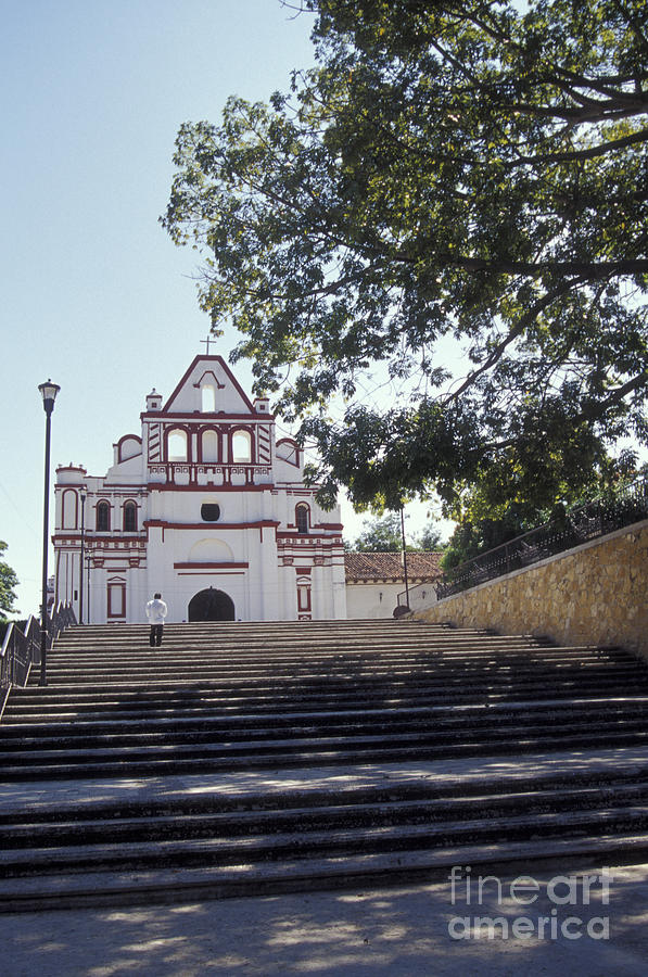 CHIAPA DE CORZO CHURCH Mexico Photograph by John  Mitchell