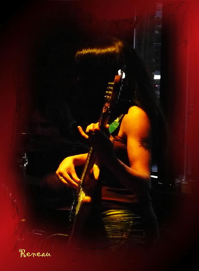 Chic Bassist Photograph by A L Sadie Reneau
