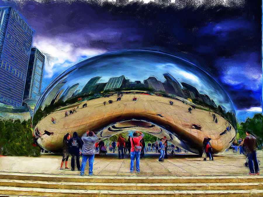 Chicago Digital Art - Chicago 2 by Cary Shapiro