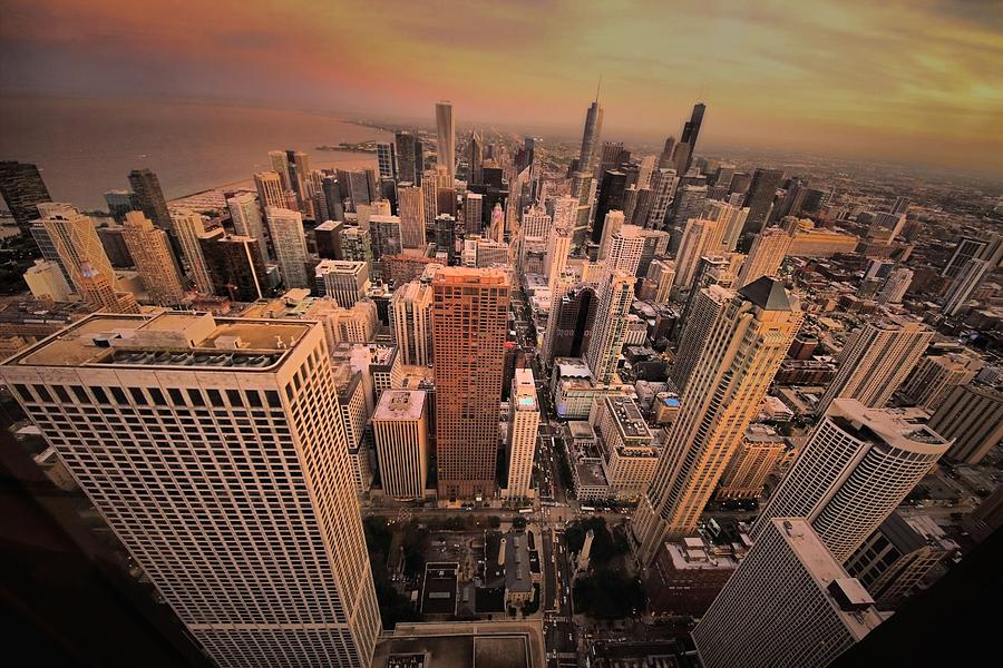 Chicago Skyline Photograph by Robert McCubbin