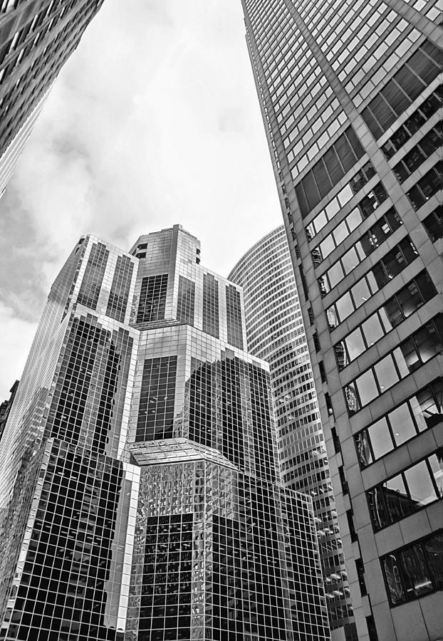 Chicago Architecture BW Photograph by Jenny Hudson