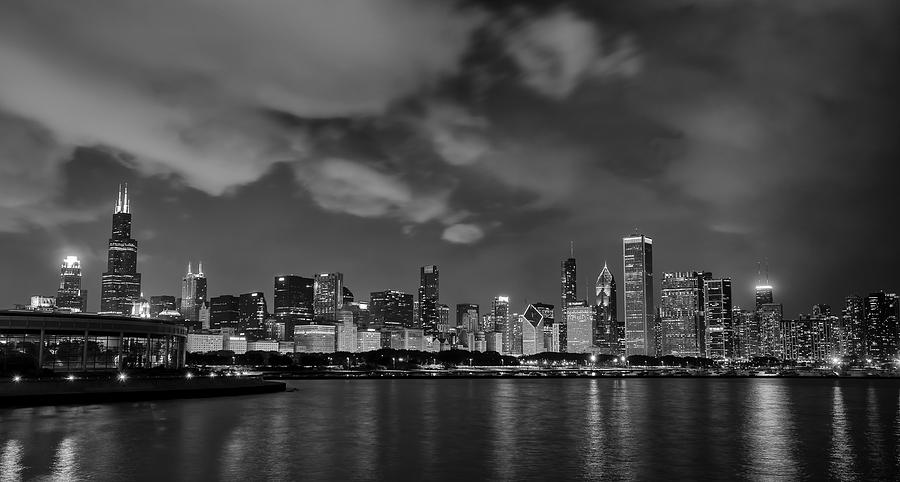 Chicago Photograph - Chicago August Evening by Donald Schwartz