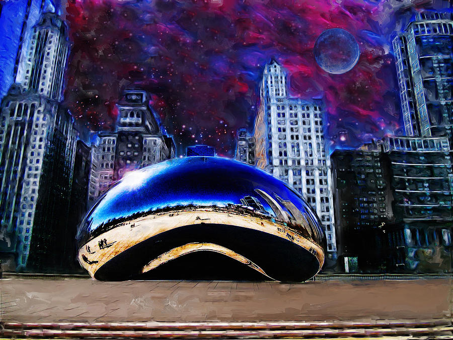 Chicago Bean Digital Art by Cary Shapiro Pixels