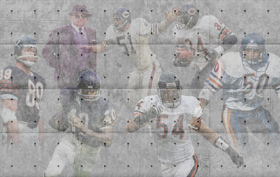 Chicago Bears Legends Photograph by Joe Hamilton - Fine Art America