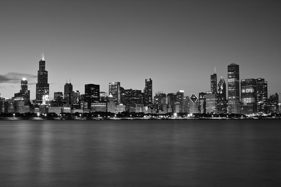 Chicago Black And White Photograph by Frozen in Time Fine Art ...