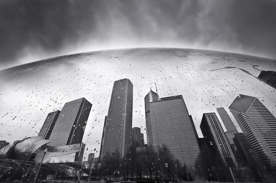 Chicago Photograph - Chicago Black and White Photography by Darius Aniunas