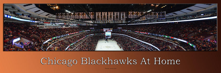 Stan Mikita Photograph - Chicago Blackhawks At Home Panorama Tan by Thomas Woolworth