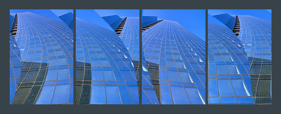 Chicago Blue Glass 1 Photograph by Theo OConnor
