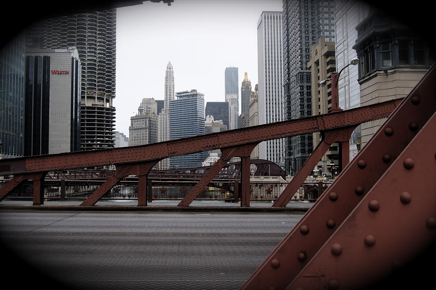 Chicago bridge Photograph by Jelena Milicevic