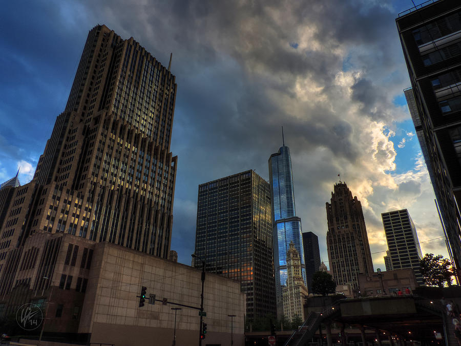 Chicago Cityscape 001 Photograph by Lance Vaughn