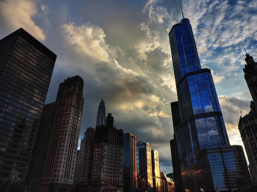 Chicago Cityscape 003 Photograph by Lance Vaughn