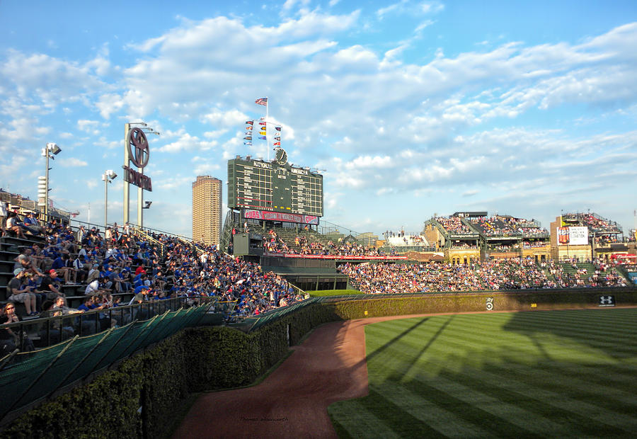 Chicago Cubs Scoreboard 03 Photograph by Thomas Woolworth