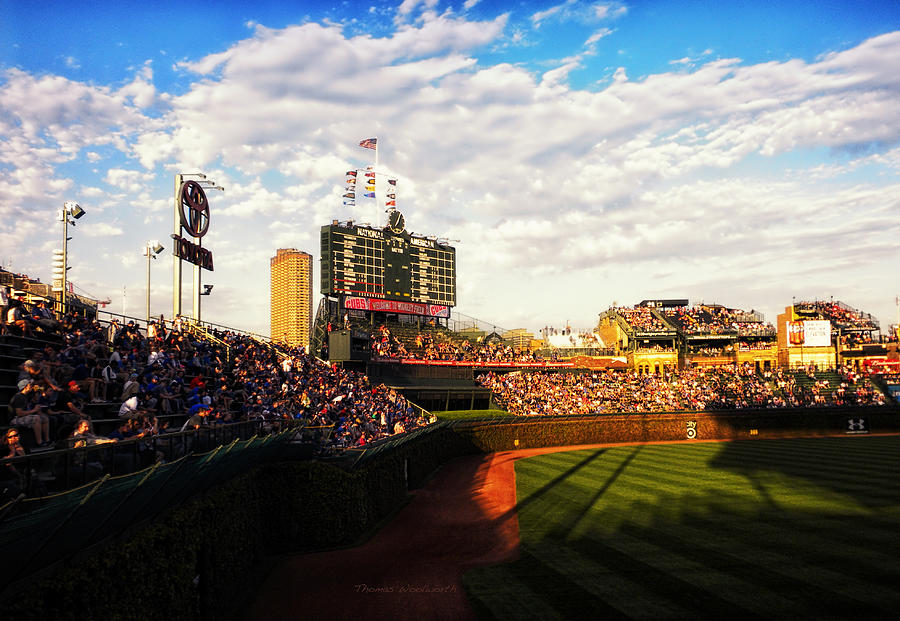 Chicago Cubs Scoreboard 04 Photograph by Thomas Woolworth Pixels