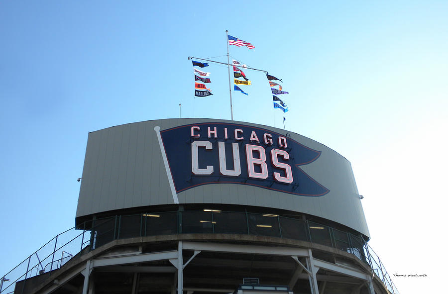 Chicago Cubs Signage Photograph by Thomas Woolworth