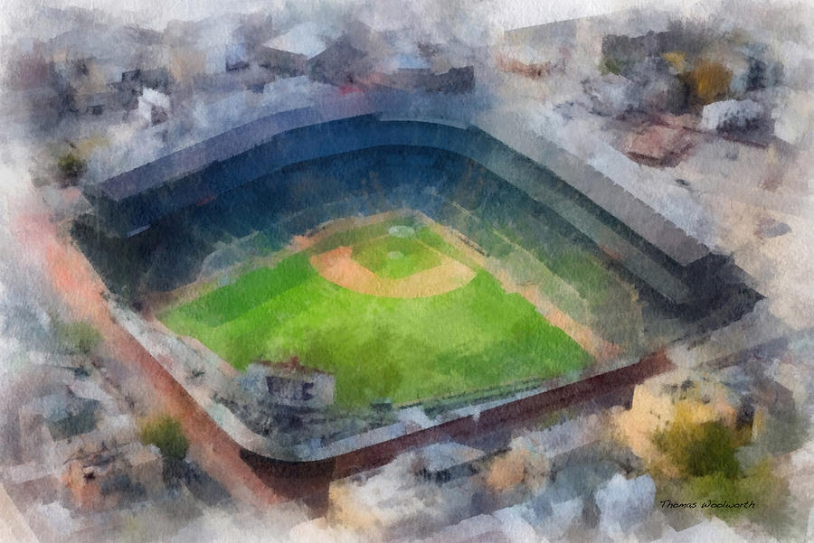 Chicago Photograph - Chicago Cubs Wrigley Field 01 Photo Art by Thomas Woolworth