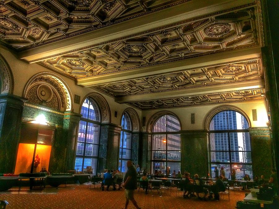 Chicago Photograph - Chicago Cultural Center Hall by Nick Heap