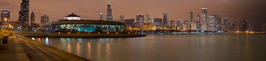 Chicago December Evening Photograph by Kevin Eatinger