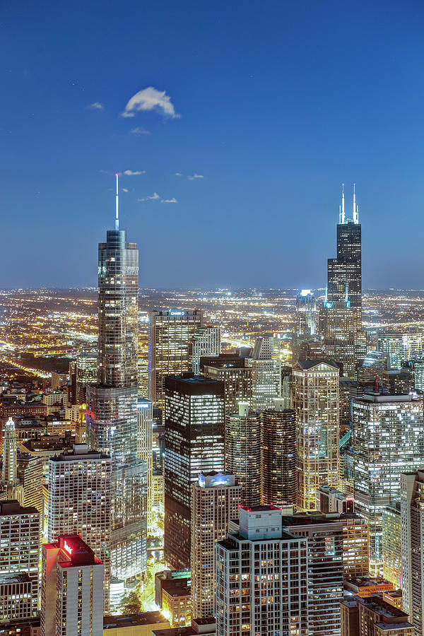 Chicago Downtown City Skyline Photograph by Gavin Hellier