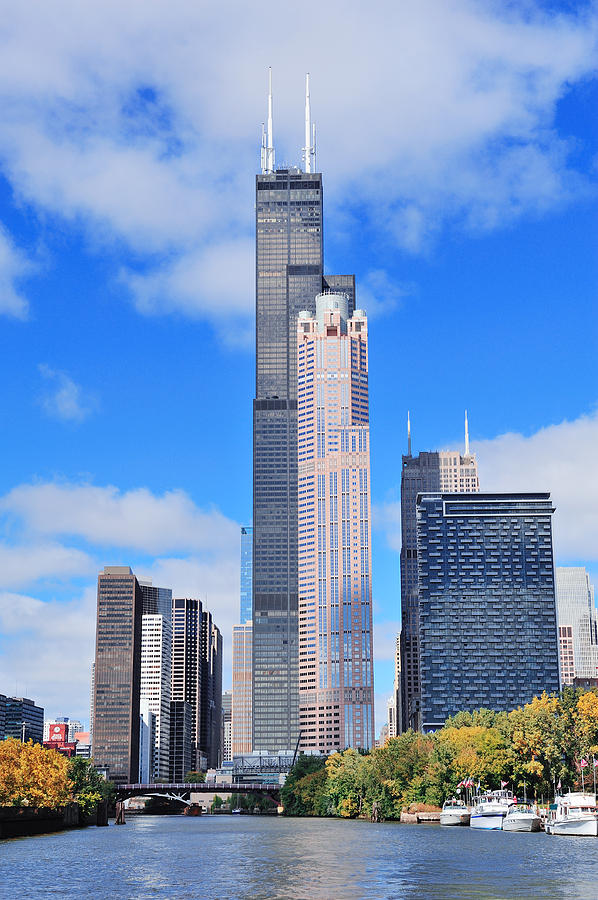 Chicago downtown skyline Photograph by Songquan Deng