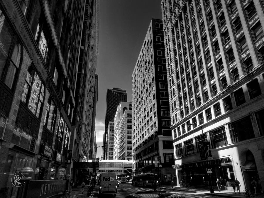 Chicago Photograph - Chicago - E Madison Street 001 by Lance Vaughn