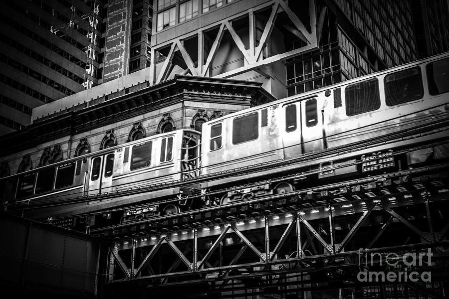 Chicago Elevated  Photograph by Paul Velgos