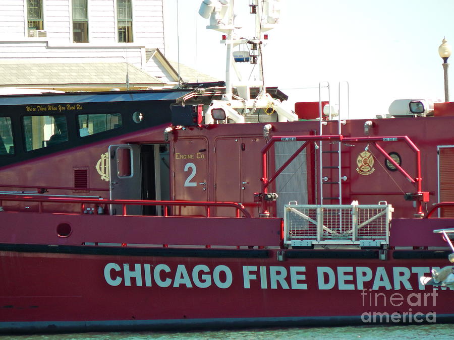 Chicago Fire Boat Photograph by Pamela Walrath