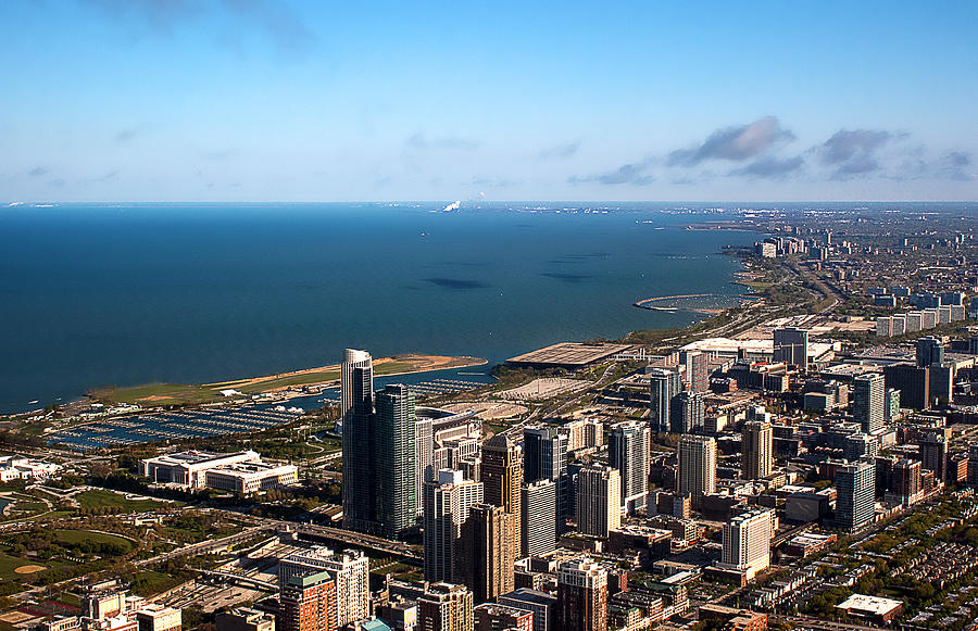Chicago from above Photograph by Milena Ilieva