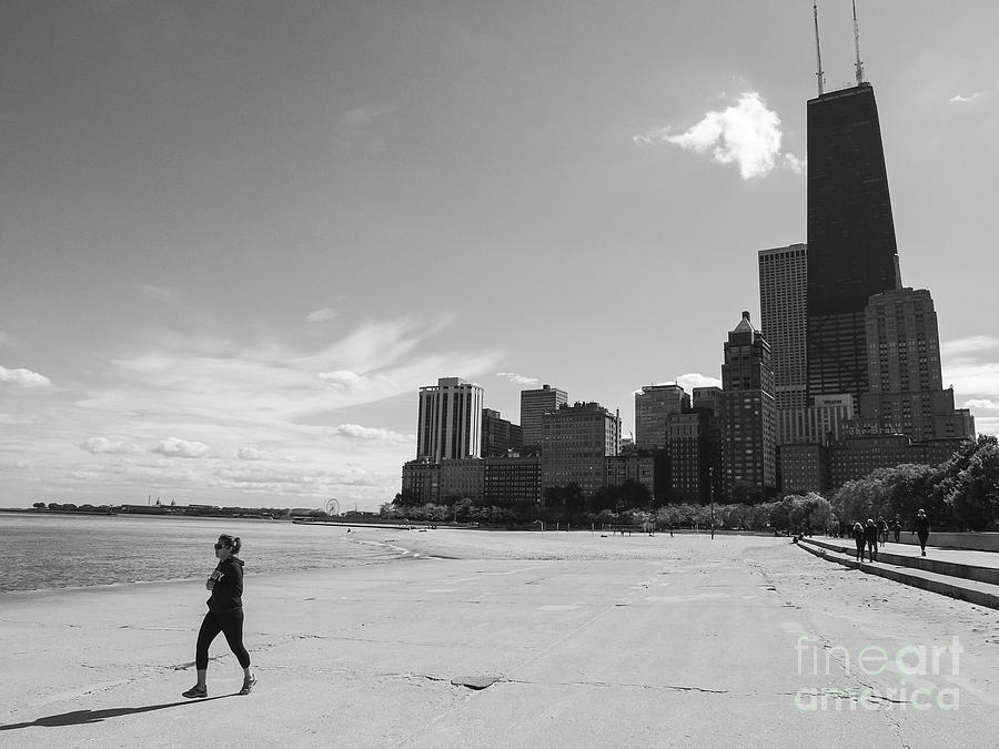 Chicago Gold Coast Beach Photograph