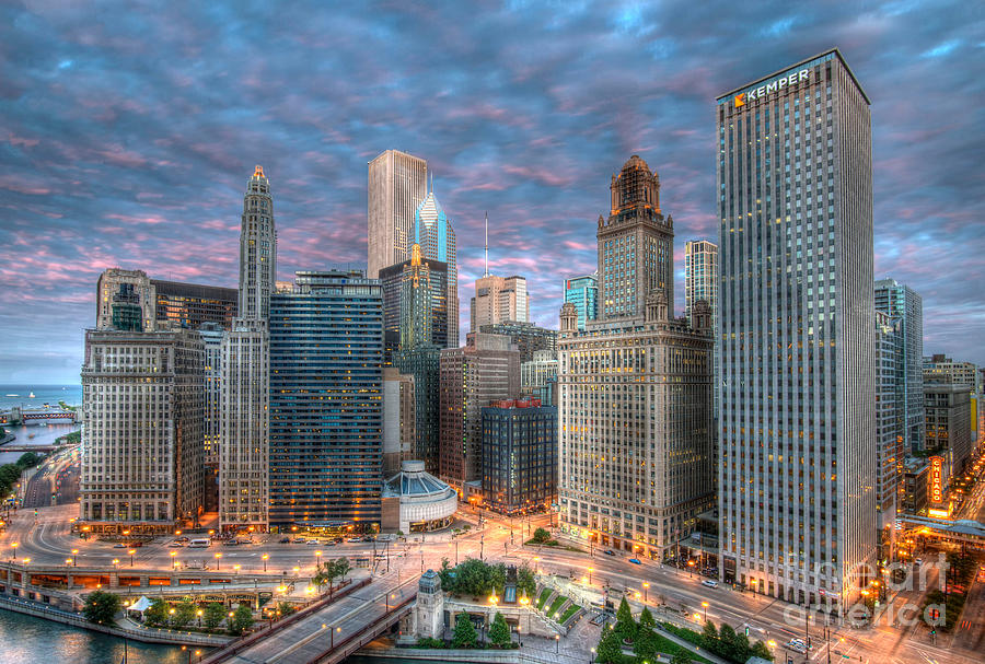  Chicago Hdr Photograph by Jeff Lewis