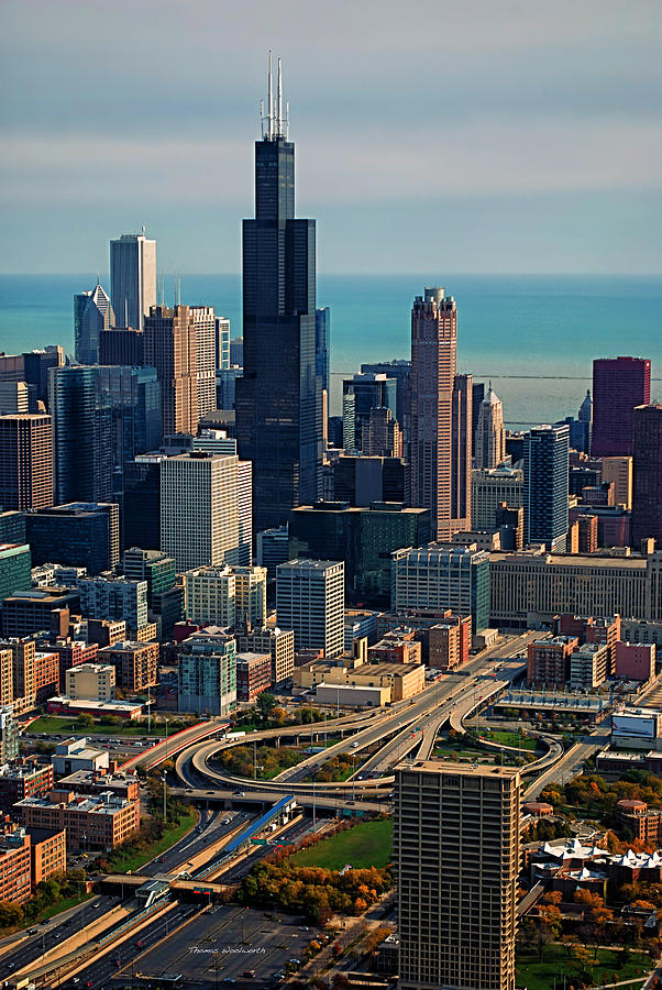 City Photograph - Chicago Highways 05 by Thomas Woolworth