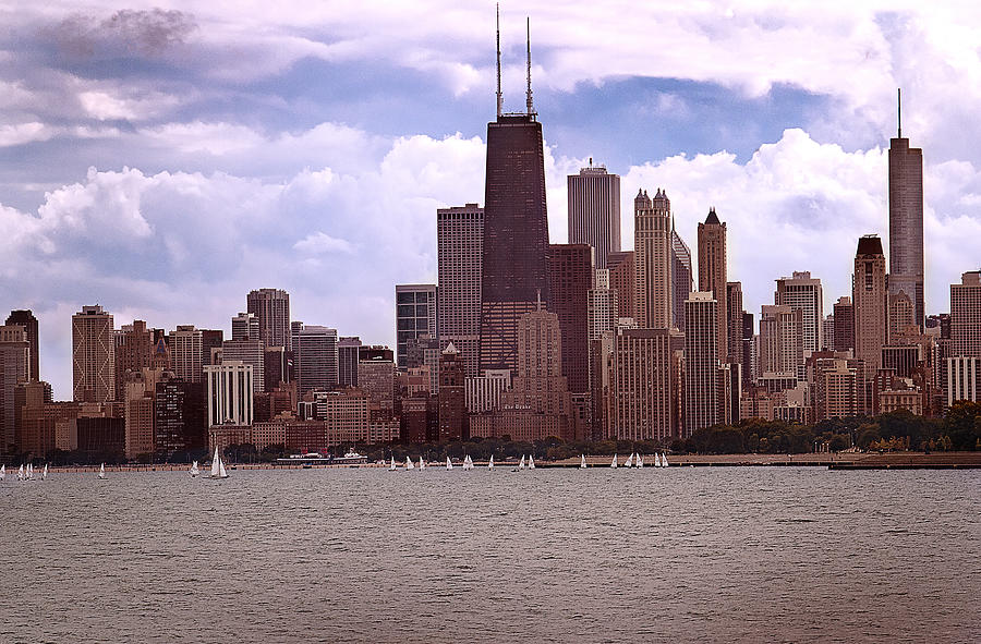 Chicago in Early Autumn Photograph by Milena Ilieva