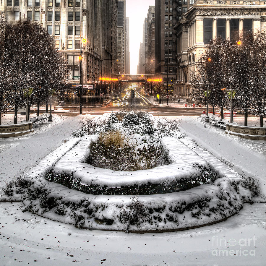 Chicago Photograph - Chicago in Winter by Twenty Two North Photography